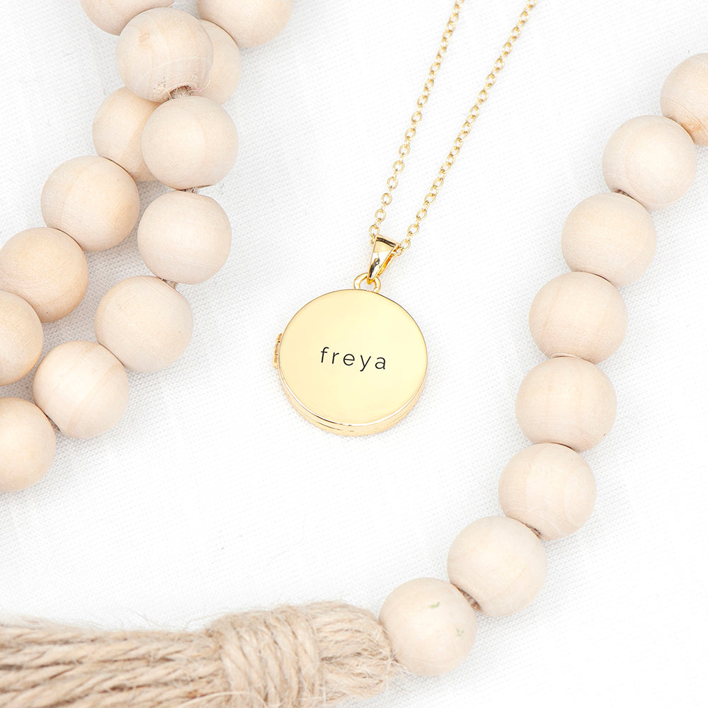Personalised Round Photo Locket