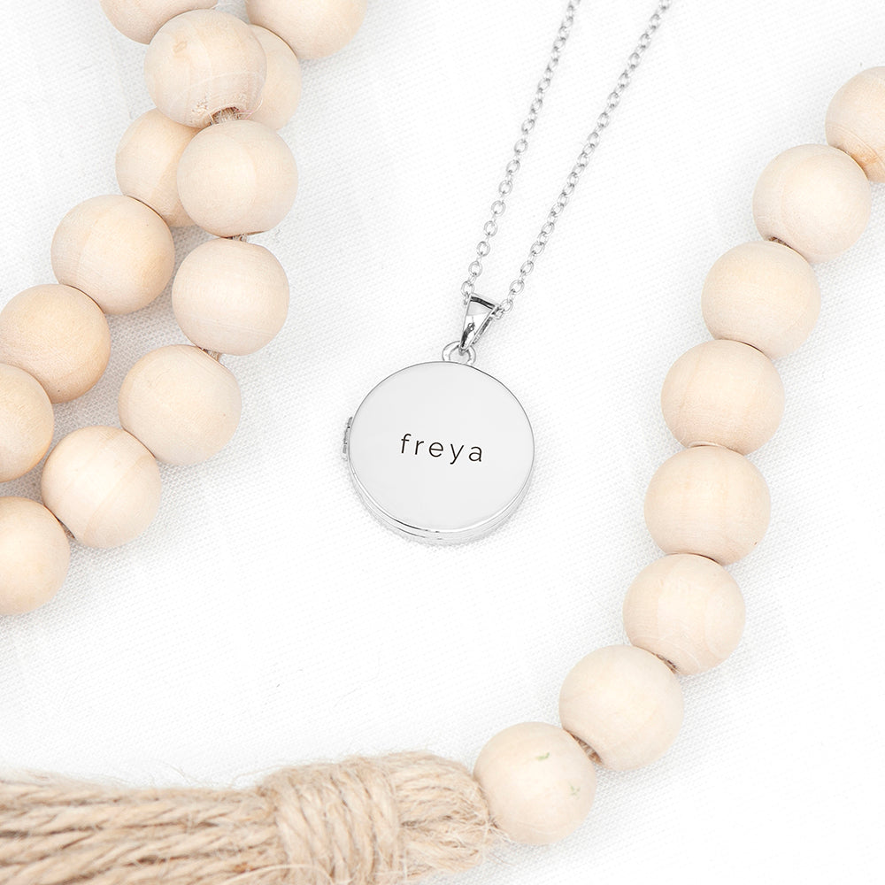 Personalised Round Photo Locket