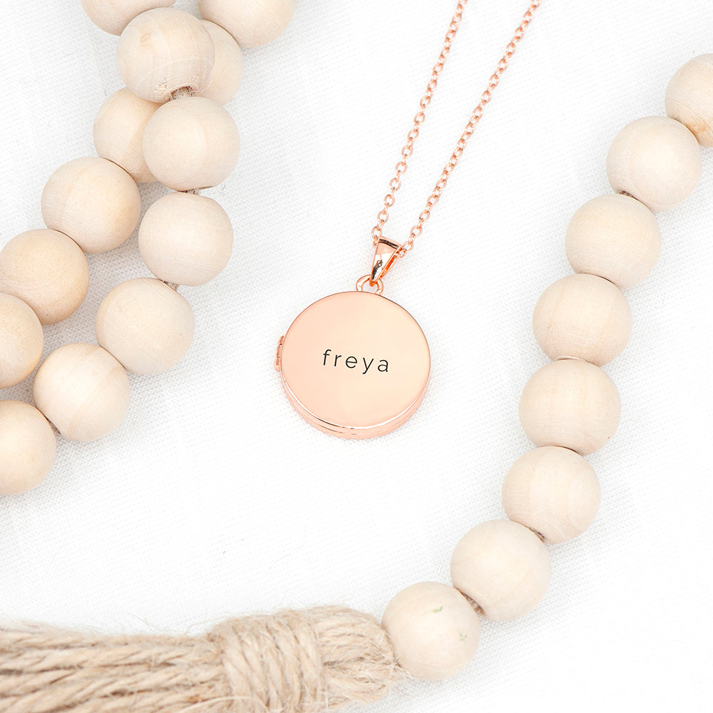 Personalised Round Photo Locket