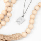 Personalised Secret Message Envelope Necklace