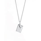 Personalised Secret Message Envelope Necklace