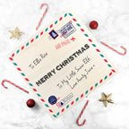 Personalised Nostalgic International Mail Christmas Box