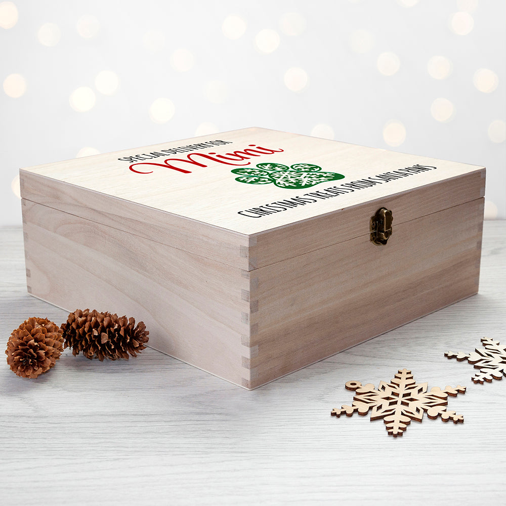 Personalised Pet Paw Christmas Treats Box