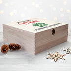 Personalised Pet Paw Christmas Treats Box