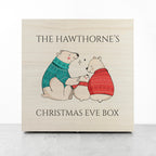 Personalised Polar Bear Christmas Eve Box - Large