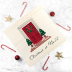 Personalised Festive Door Christmas Box - Large