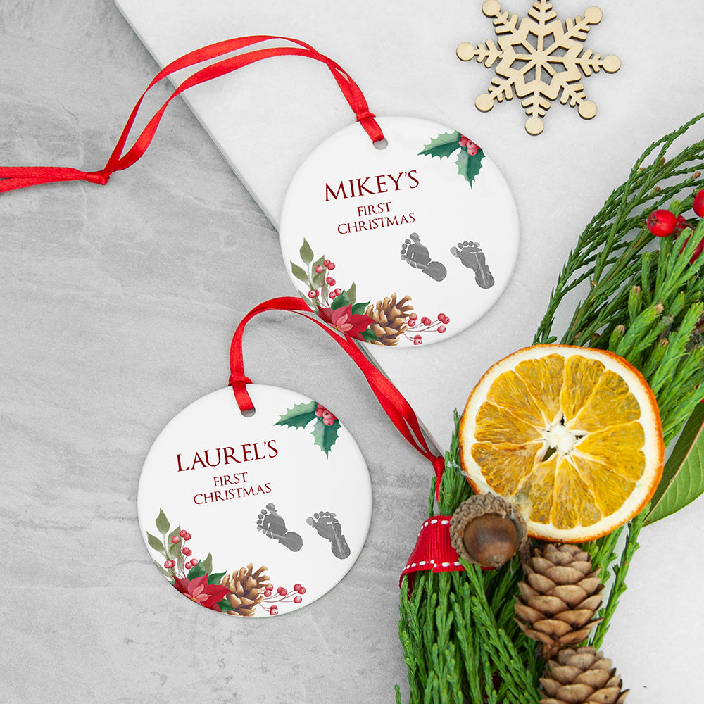 Personalised Baby's First Christmas Ornament