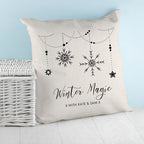 Personalised Winter Magic Cushion Cover