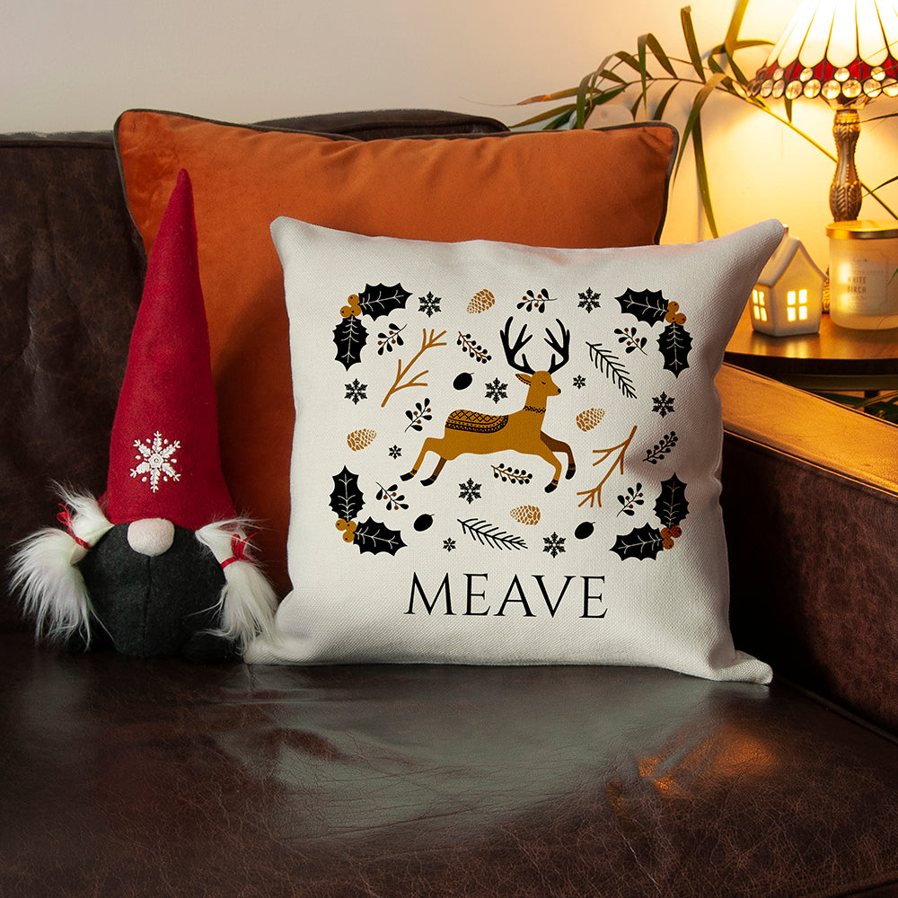 Personalised Elegant Script Cushion Cover