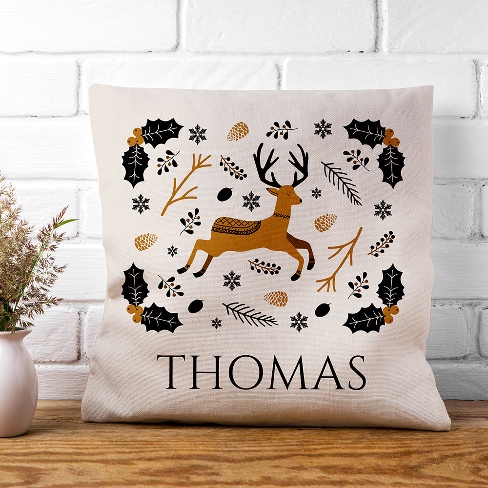 Personalised Elegant Script Cushion Cover