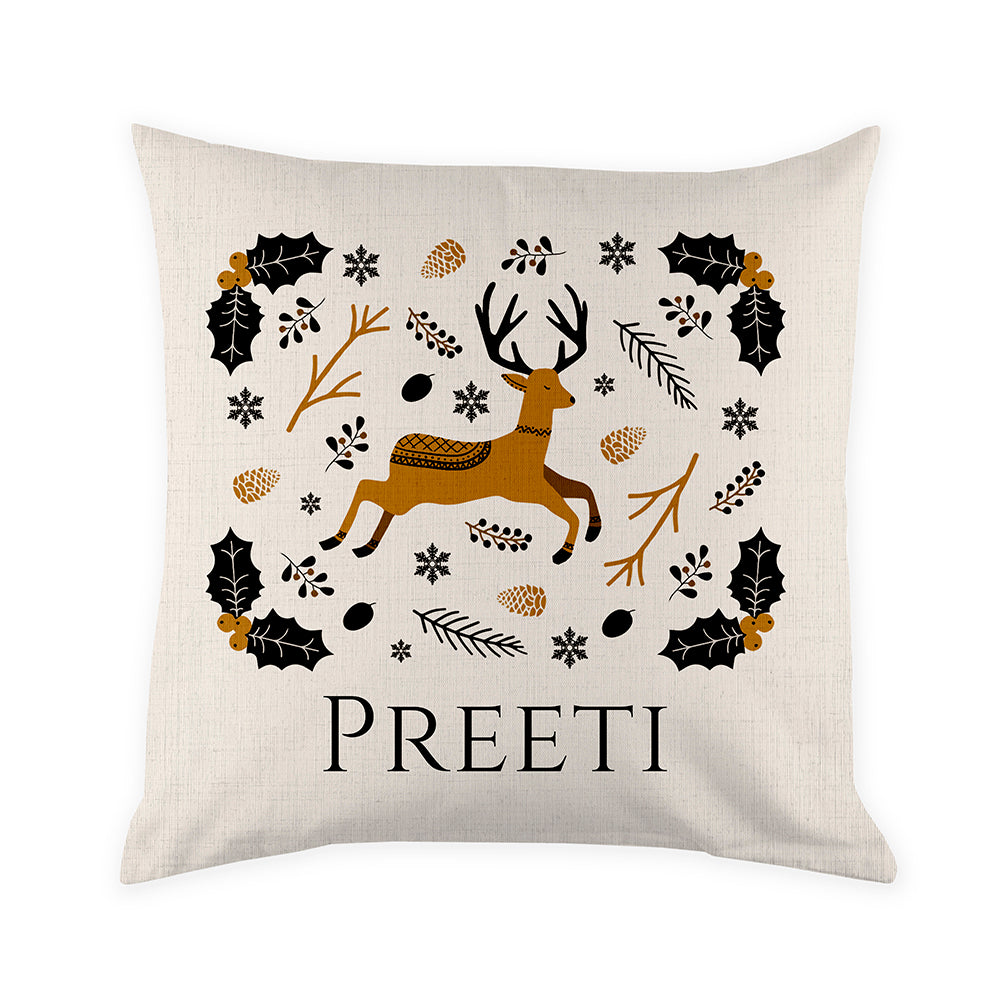Personalised Elegant Script Cushion Cover
