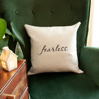 Personalised Empowering Word Cushion Cover