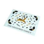 Personalised Nordic Woodland Rectangular Chopping Board
