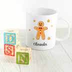 Personalised Gingerbread Kids Polymer Mug