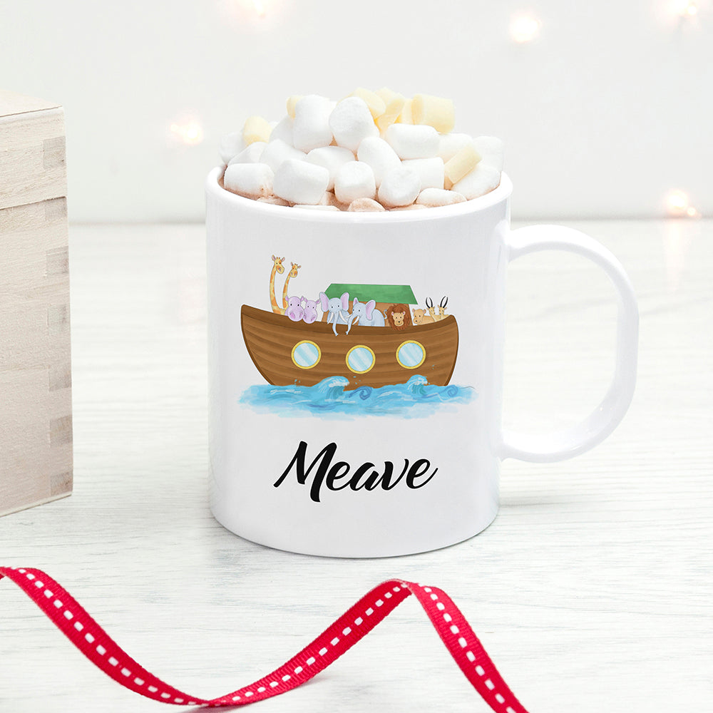 Personalised Noah's Ark Kids Polymer Mug