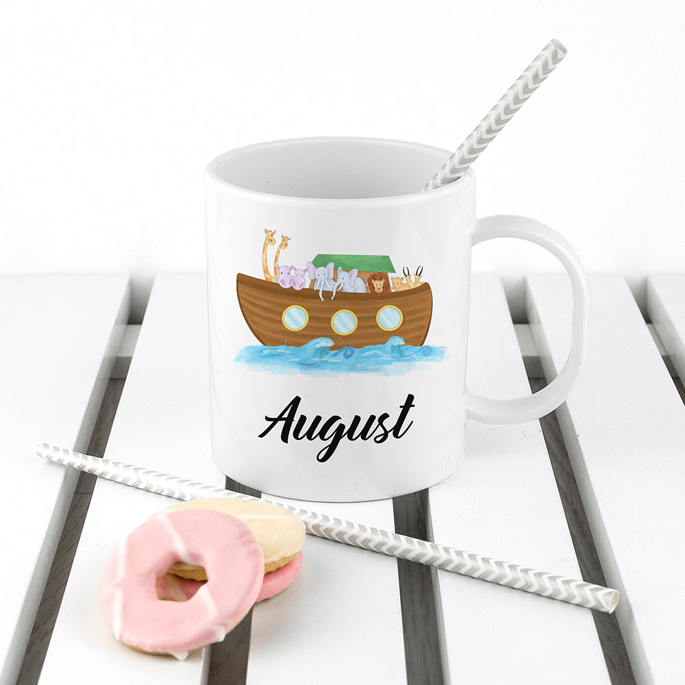 Personalised Noah's Ark Kids Polymer Mug