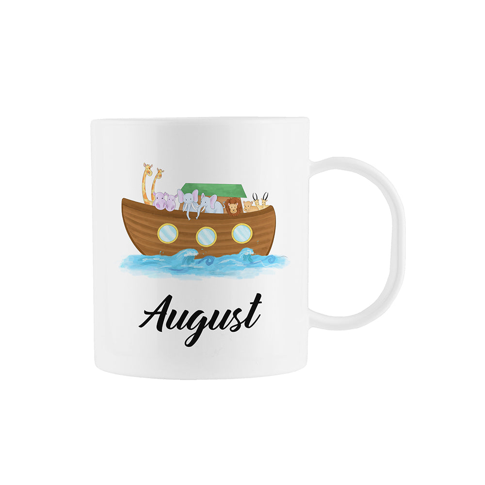 Personalised Noah's Ark Kids Polymer Mug