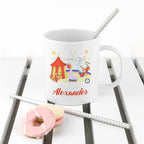 Personalised Circus Kids Polymer Mug