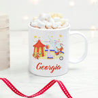 Personalised Circus Kids Polymer Mug