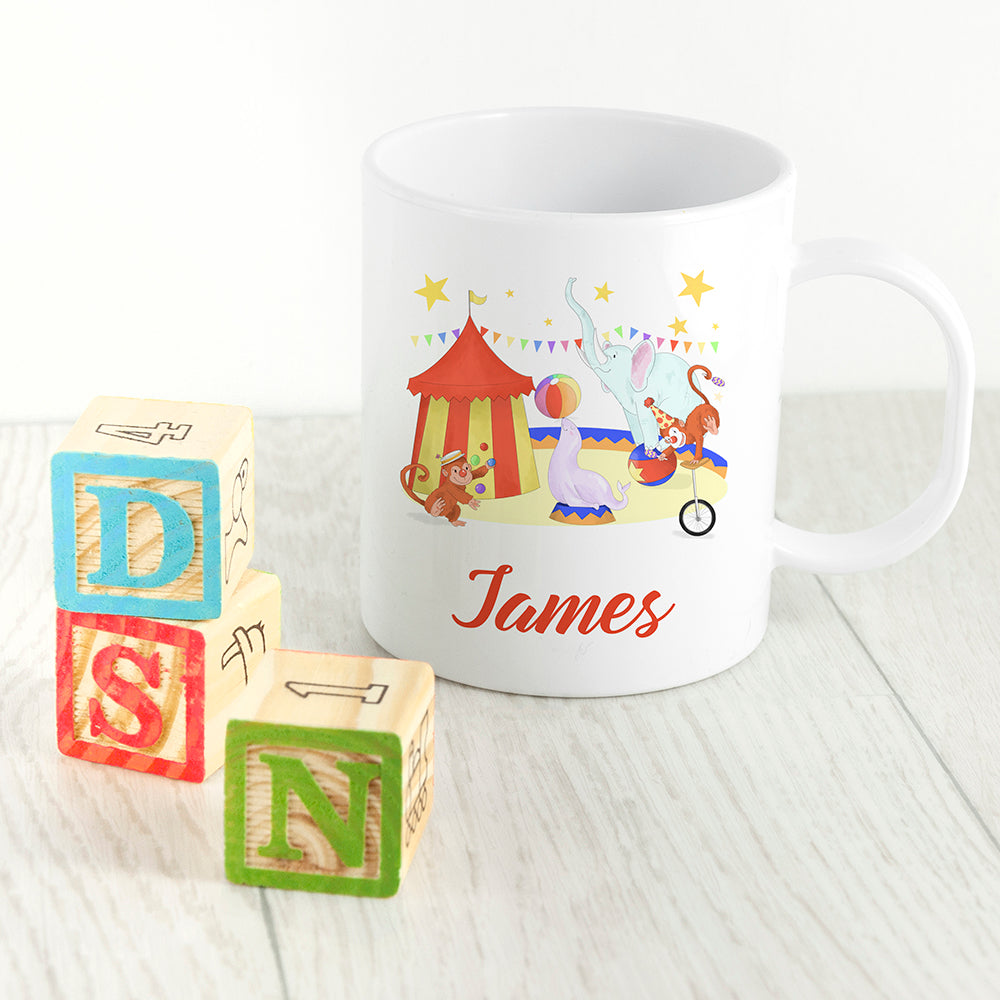 Personalised Circus Kids Polymer Mug