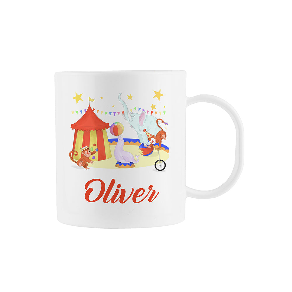 Personalised Circus Kids Polymer Mug