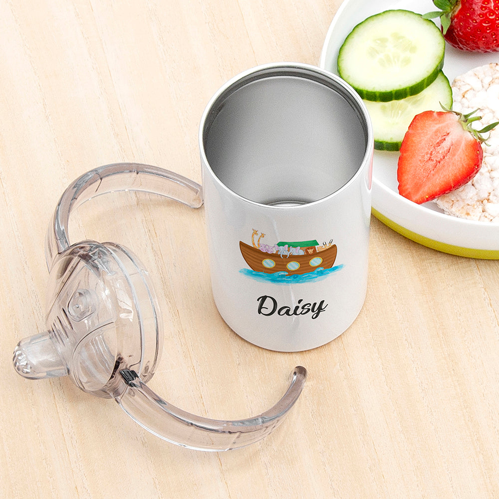 Personalised Noah's Ark Kids Sippy Cup