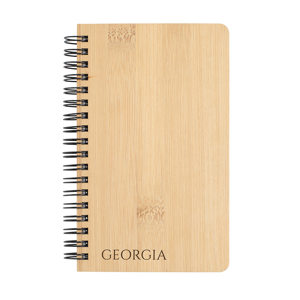 Personalised Bamboo and Stone-Based Paper Notebook