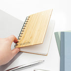 Personalised Bamboo and Stone-Based Paper Notebook