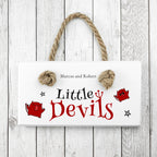 Personalised Halloween Little Devils Sign