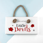 Personalised Halloween Little Devils Sign