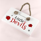 Personalised Halloween Little Devils Sign