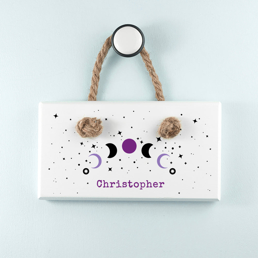 Personalised Celestial Moon Phase Sign