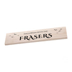Personalised Halloween Bats Mantle Sign