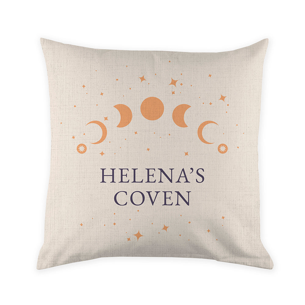 Personalised Celestial Moon Phase Cushion Cover