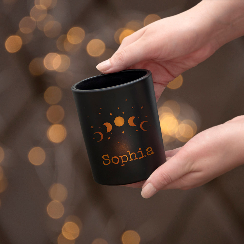 Personalised Celestial Moon Phase Candle Holder