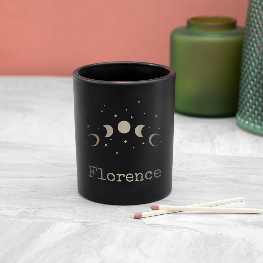Personalised Celestial Moon Phase Candle Holder