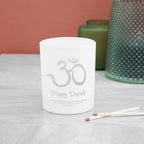 Personalised Diwali Om Symbol Candle Holder