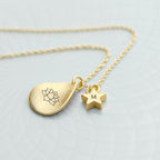 Personalised Diwali Petal Lotus Necklace