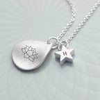 Personalised Diwali Petal Lotus Necklace