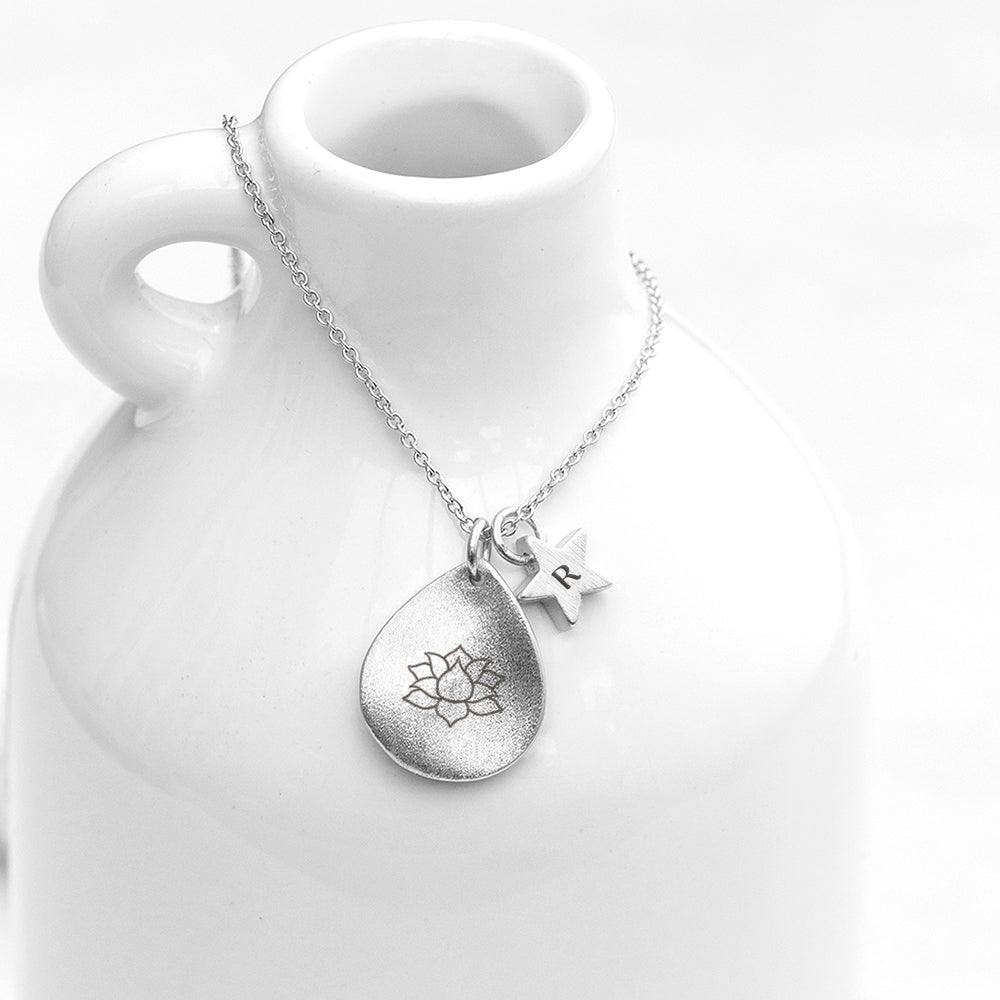 Personalised Diwali Petal Lotus Necklace