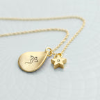 Personalised Diwali Petal Ganesh Necklace