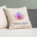 Personalised Colourful Lotus Cushion Cover