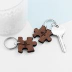 You Complete Me Romantic Jigsaw Keyring