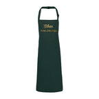 Personalised Santas Little Helper Childrens Green Waterproof Apron