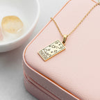Personalised Star Tarot Card Necklace