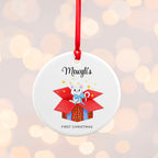 Personalised Cat’s First Christmas Ornament