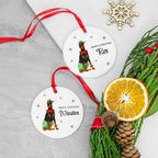 Personalised Big Dog Christmas Ornament