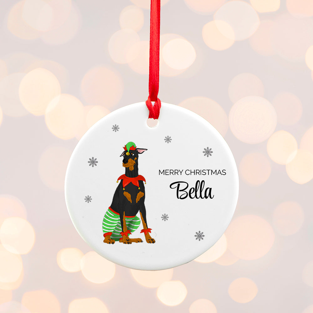 Personalised Big Dog Christmas Ornament