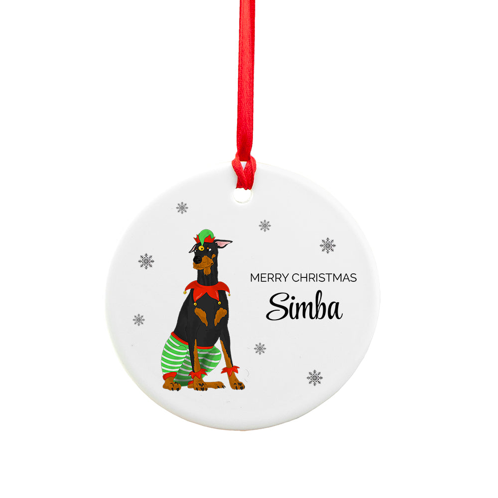 Personalised Big Dog Christmas Ornament