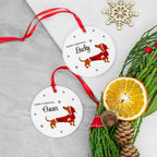 Personalised Little Dog Christmas Ornament